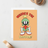 MARVIN THE MARTIAN™ Wo ist der Kaboom? Mitteilungskarte (Vorderseite/Rückseite Beispiel)