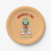 MARVIN THE MARTIAN™ Wo ist der Kaboom? Pappteller (Vorderseite)