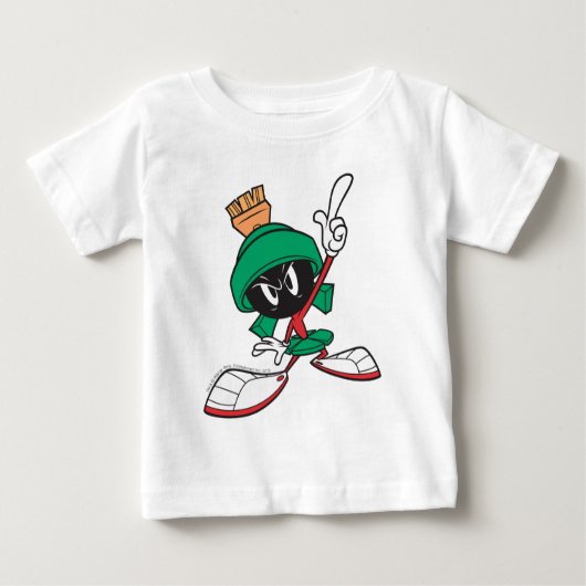 MARVIN THE MARTIAN™ zeigt nach oben Baby T-shirt (Vorderseite)