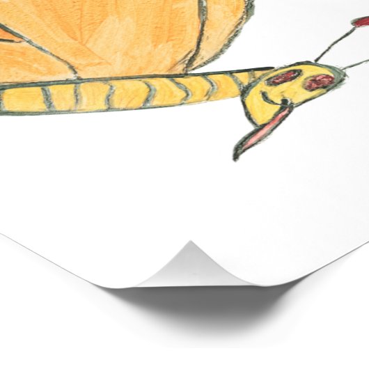 Marvin the Moth Fotodruck (Ecke)