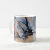 Marwari Pferd Rajasthan 2010 Kaffeetasse (Vorderseite Links)