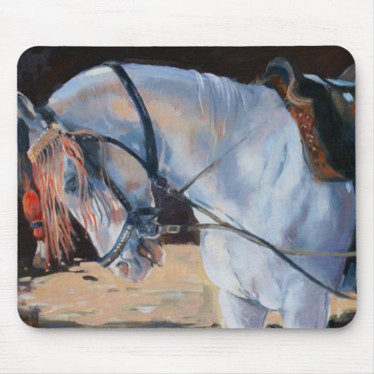 Marwari Pferd Rajasthan 2010 Mousepad (Vorne)