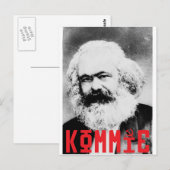 Marx2 Postkarte (Vorne/Hinten)