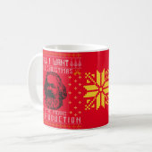 Marx alles, was ich zu Weihnachten Wollte, ist das Kaffeetasse (Vorderseite Links)