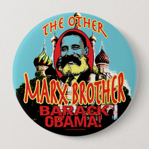 Marx-Bruderantiobama-Shirt Button