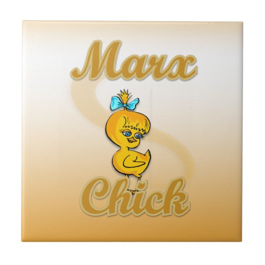 Marx Chick Fliese (Vorderseite)