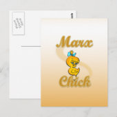 Marx Chick Postkarte (Vorne/Hinten)