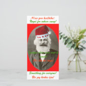 Marx Christmas Card Feiertagskarte (Stehend Vorderseite)
