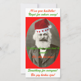 Marx Christmas Card Feiertagskarte