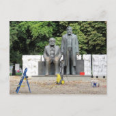 Marx-Engels Denkmal Berlin Postkarte (Vorderseite)