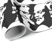 Marx, Engels et Lénin Geschenkpapier (Rolleneckpunkt)