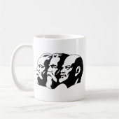 Marx, Engels et Lénin Kaffeetasse (Links)
