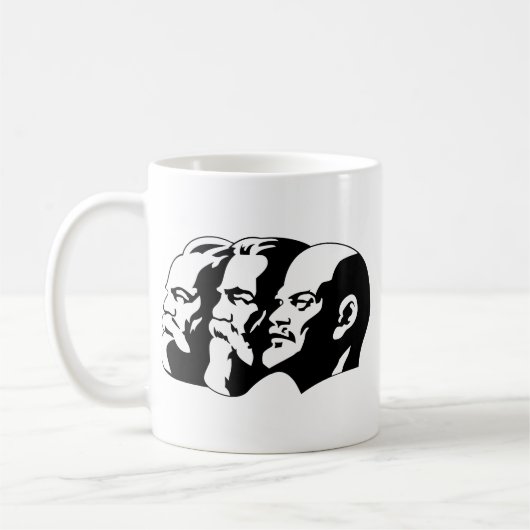 Marx, Engels et Lénin Kaffeetasse (Links)