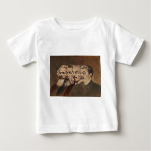 Marx, Engels, Lenin und Stalin Baby T-shirt