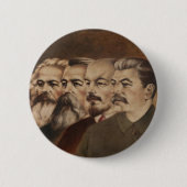 Marx, Engels, Lenin und Stalin Button (Vorderseite)