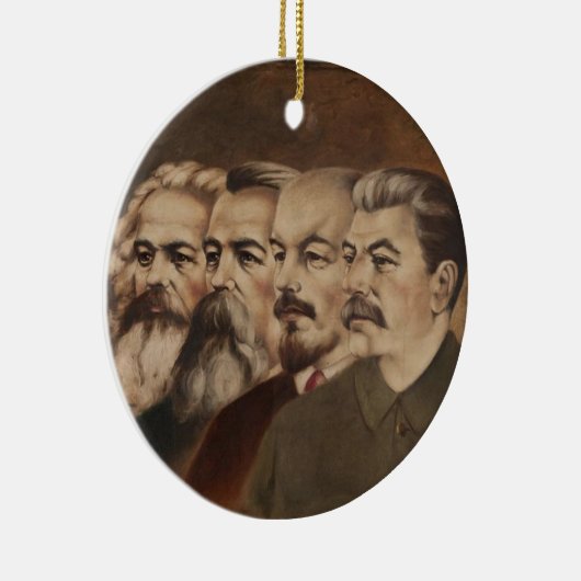 Marx, Engels, Lenin und Stalin Keramikornament (Rechts)