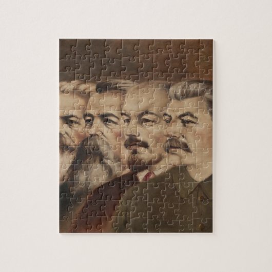 Marx, Engels, Lenin und Stalin Puzzle (Vertikal)