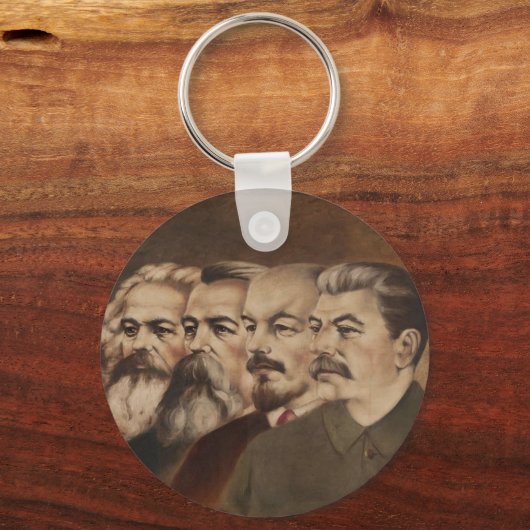 Marx, Engels, Lenin und Stalin Schlüsselanhänger (Vorderseite)