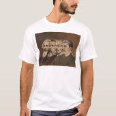 Marx, Engels, Lenin und Stalin T-Shirt (Vorderseite)
