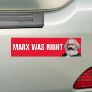 Marx hatte recht autoaufkleber