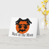 MARX IM MOND KARTE (Gelbe Blume)