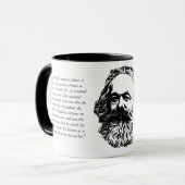 Marx on Crime and Krimineller Law Professors Tasse (Vorderseite Links)
