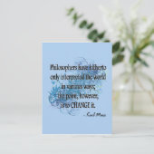 Marx Postkarte (Stehend Vorderseite)