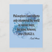 Marx Postkarte (Vorderseite)