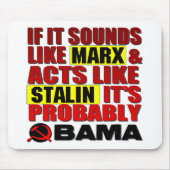 Marx, Stalin? Obama! Mousepad (Vorne)