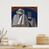 Marx und Engels Poster (Küche)