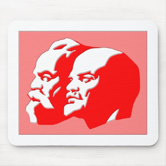 Marx und Lenin Mousepad (Vorne)