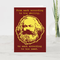 Marxist Birthday Card