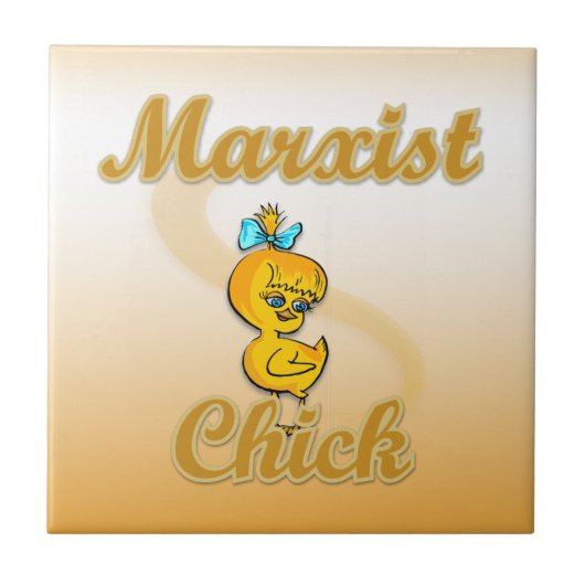 Marxist Chick Fliese (Vorderseite)