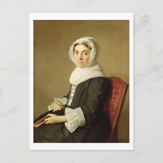 Mary Adam, 1754 Postkarte (Vorderseite)
