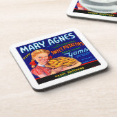 Mary Agnes Louisiana Yams Getränkeuntersetzer (Linke Seite)
