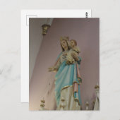 Mary and Baby Katholic Church Postkarte (Vorne/Hinten)