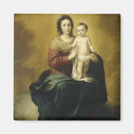 Mary and Child, Vintage Kunst Magnet