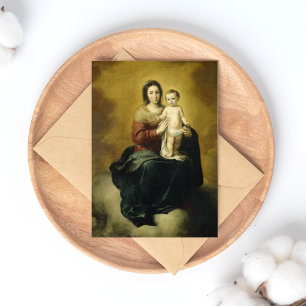 Mary and Child, Vintage Kunst Postkarte