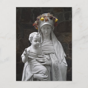 Mary and Christ Child Postkarte