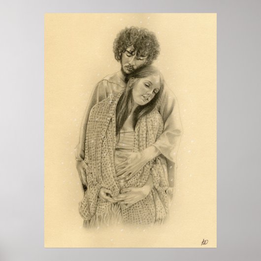 Mary and Joseph Poster/ Print Poster (Vorne)