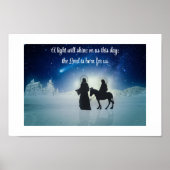 Mary and Joseph's Journey Poster (Matte) (Vorne)