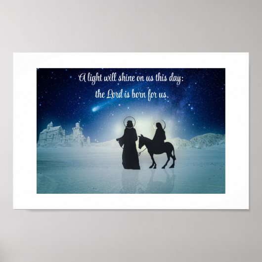 Mary and Joseph's Journey Poster (Matte) (Vorne)