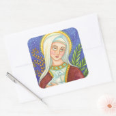 Mary and Lamb CLASSIC SQUARE STICKERS Sheet (Umschlag)