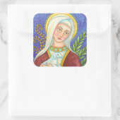 Mary and Lamb CLASSIC SQUARE STICKERS Sheet (Tasche)