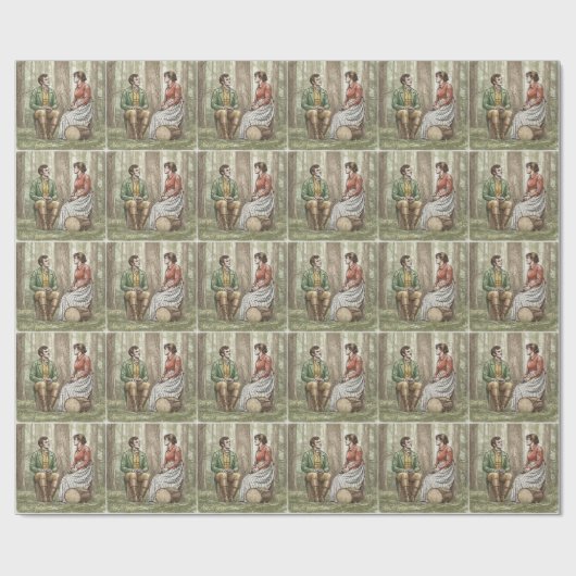 Mary and Tom in "The Other Bennet Sister" Geschenkpapier (Flach)