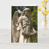 Mary Annie's Angel Karte (Gelbe Blume)