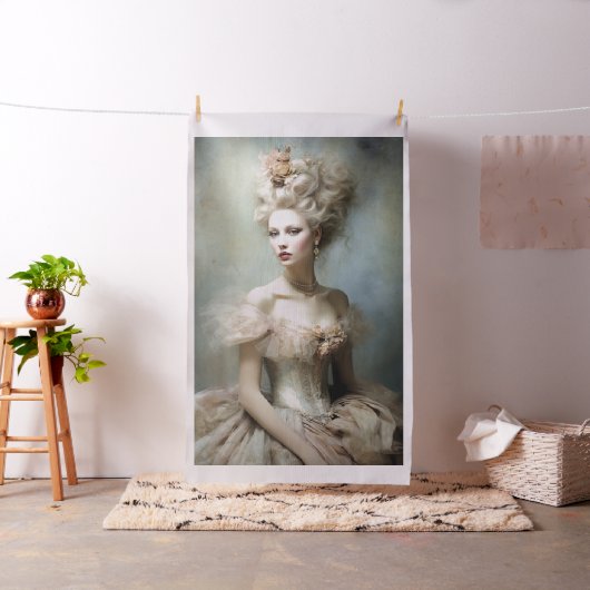 Mary Antoinette Fashion Portrait Stoff (Beispiel)