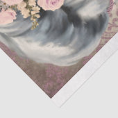 Mary Antoinette Head Portrait bird und florale Kun Seidenpapier (Ausschnitt)