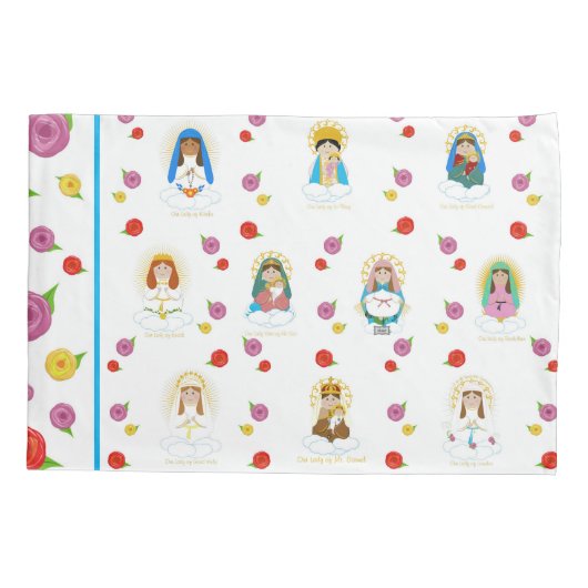 Mary Around the World Kissenbezug (Rückseite)