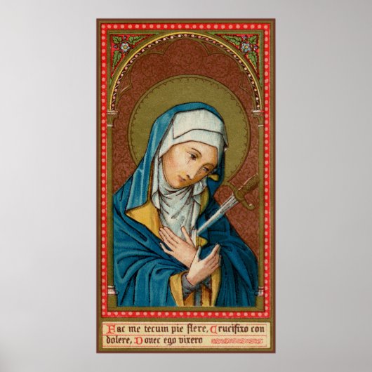 Mary as Mater Dolorosa (Mother of Traurows) (SAU20 Poster (Vorne)